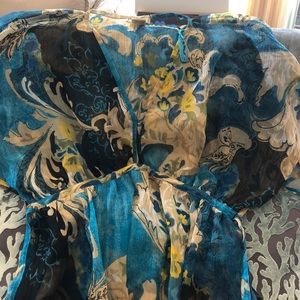 Gorgeous Swim Cover up Sheer Tunic Dress or Top-NWOT